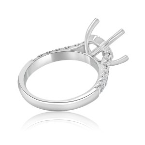 Solitaire modern and elegant ring setting