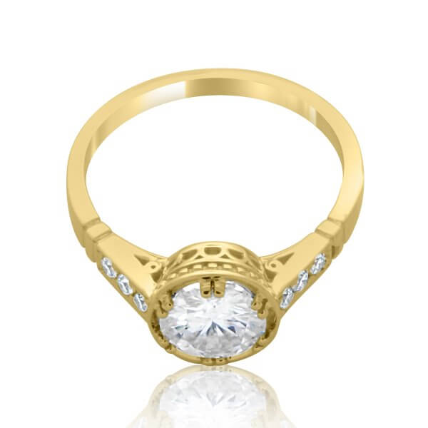 Lab Diamond Engagement Ring