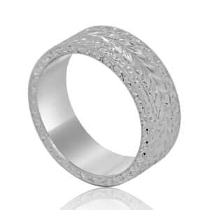 Unique men's wedding ring