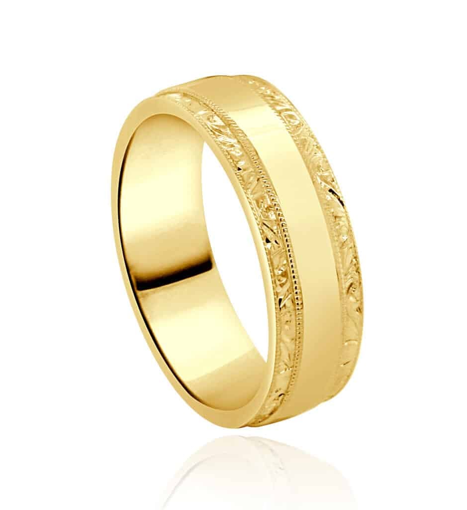 Vintage men's wedding ring