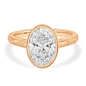 bezel antique diamond ring - OroSpot - Chicago